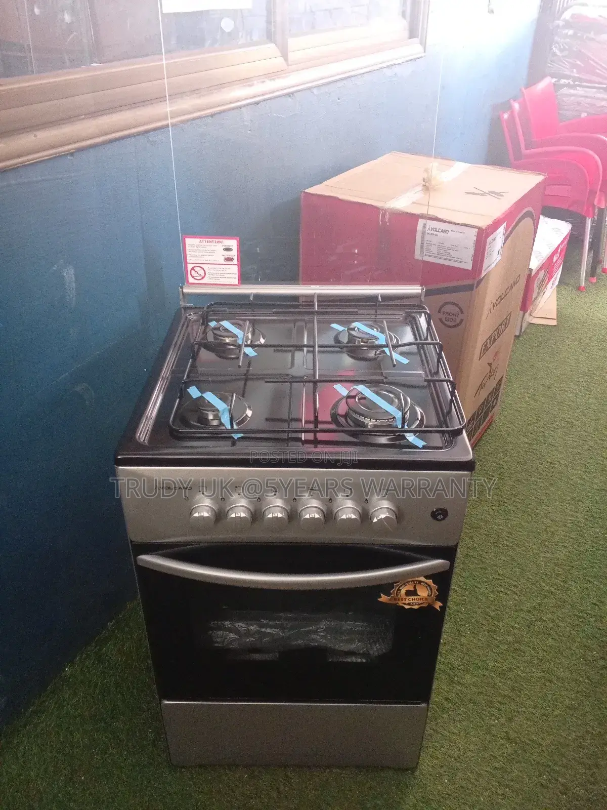 Brand New 50x50 Gas Cooker 4set Quality Oven+Free Standing