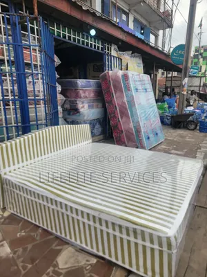 Fufa Inbuilt Bed With Mattress [Queen Size]