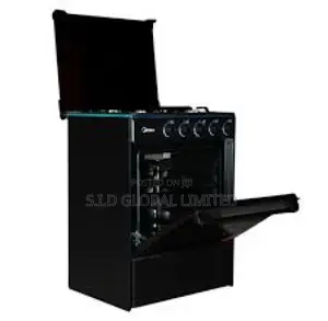 Incredible Midea-4 Burner-Gas-Cooker-M-Sniper60-Black