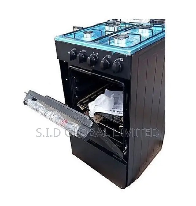 Brand New MIDEA-4-BURNER-GAS-COOKER-SNIPER-MODEL-M_SNIPER60