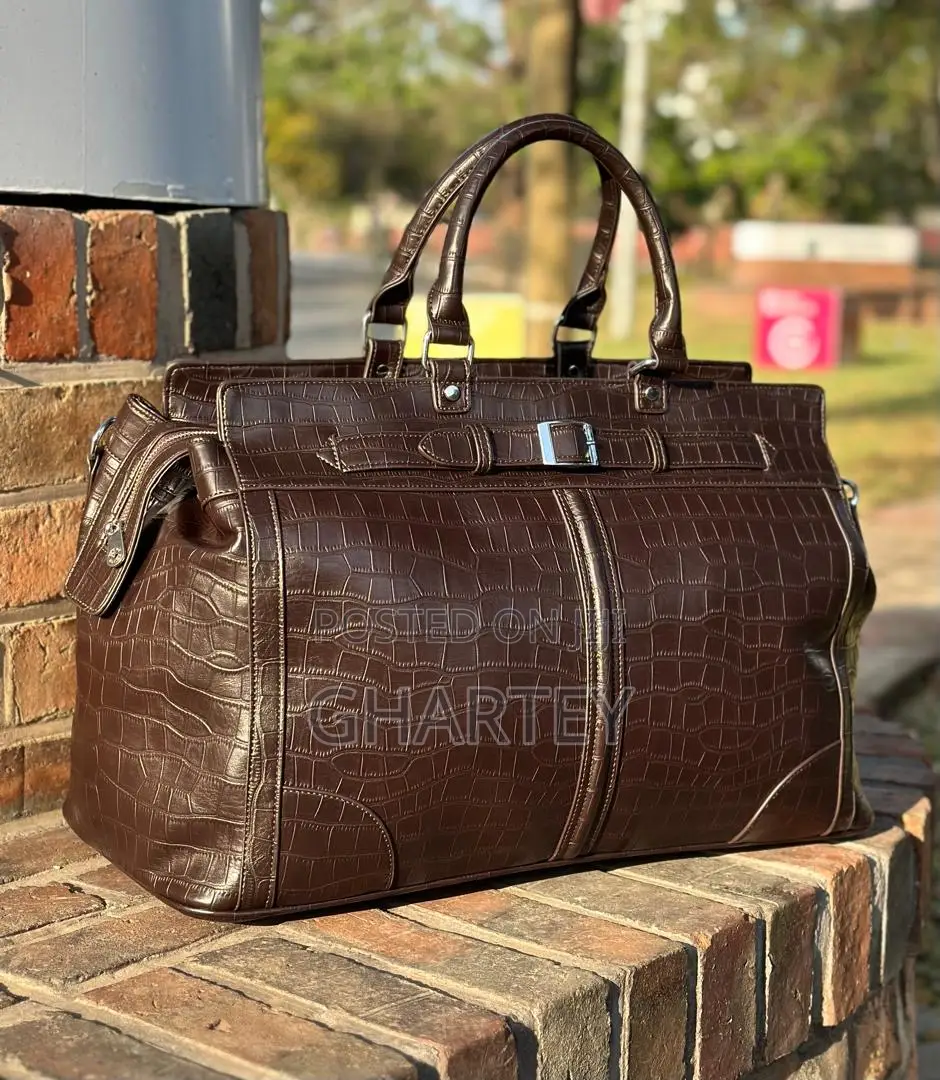 Coffee Color Durable Men Handbag