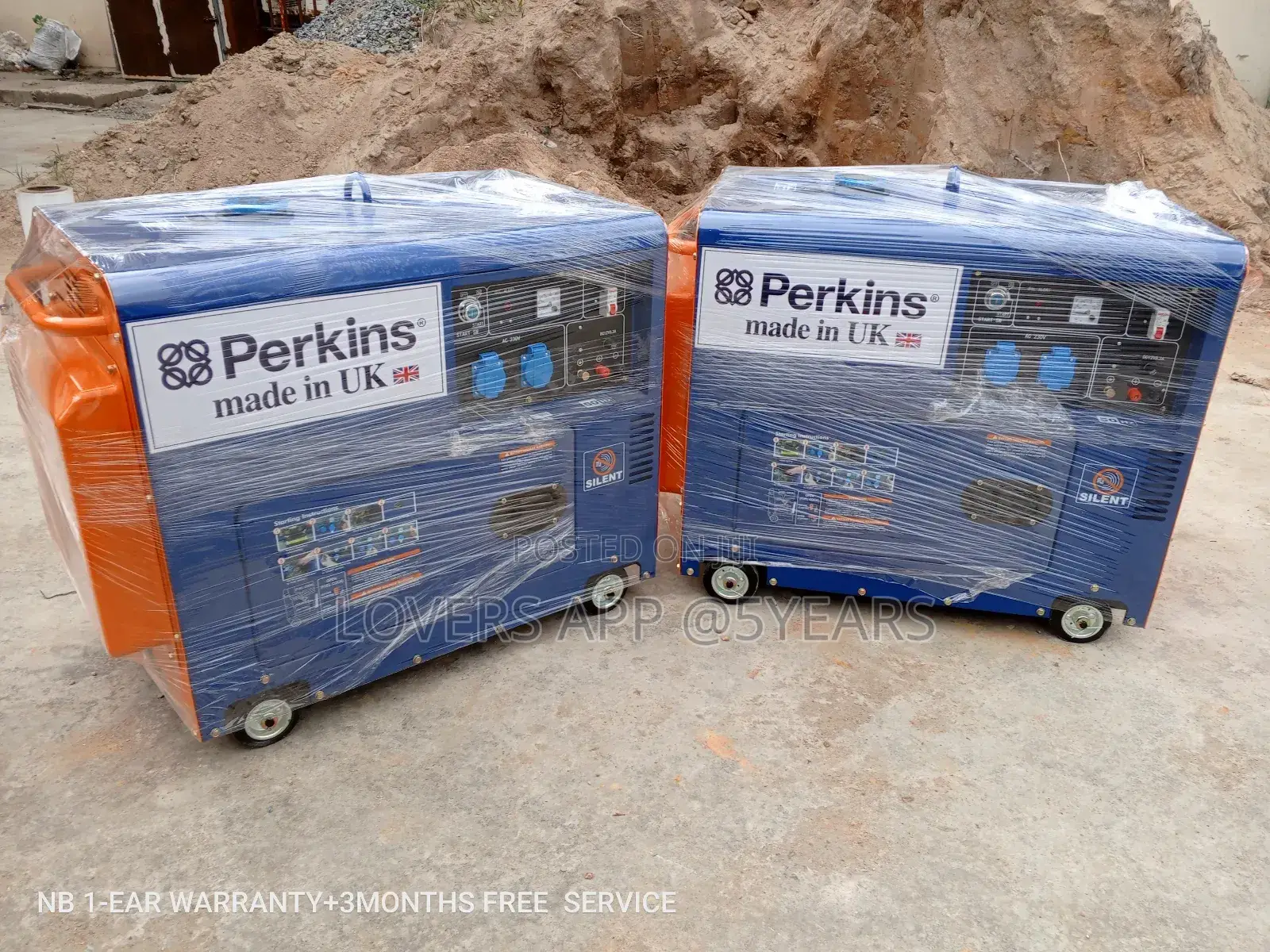 Generator Silent Diesel 10kw 13000W Perkins Generator