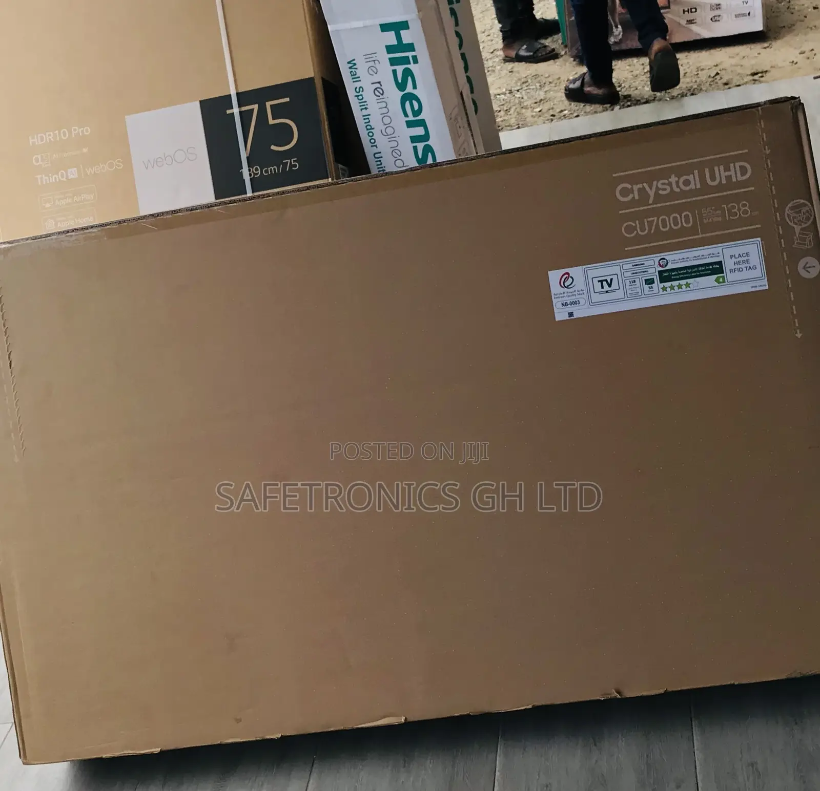 Sleek 55 Inch Smart Samsung Led Cu80 Tv