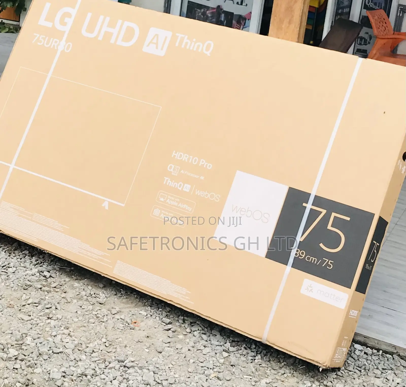 75 Inches (Ur80) Led Lg Smart Lg Uhd Sleek Tv