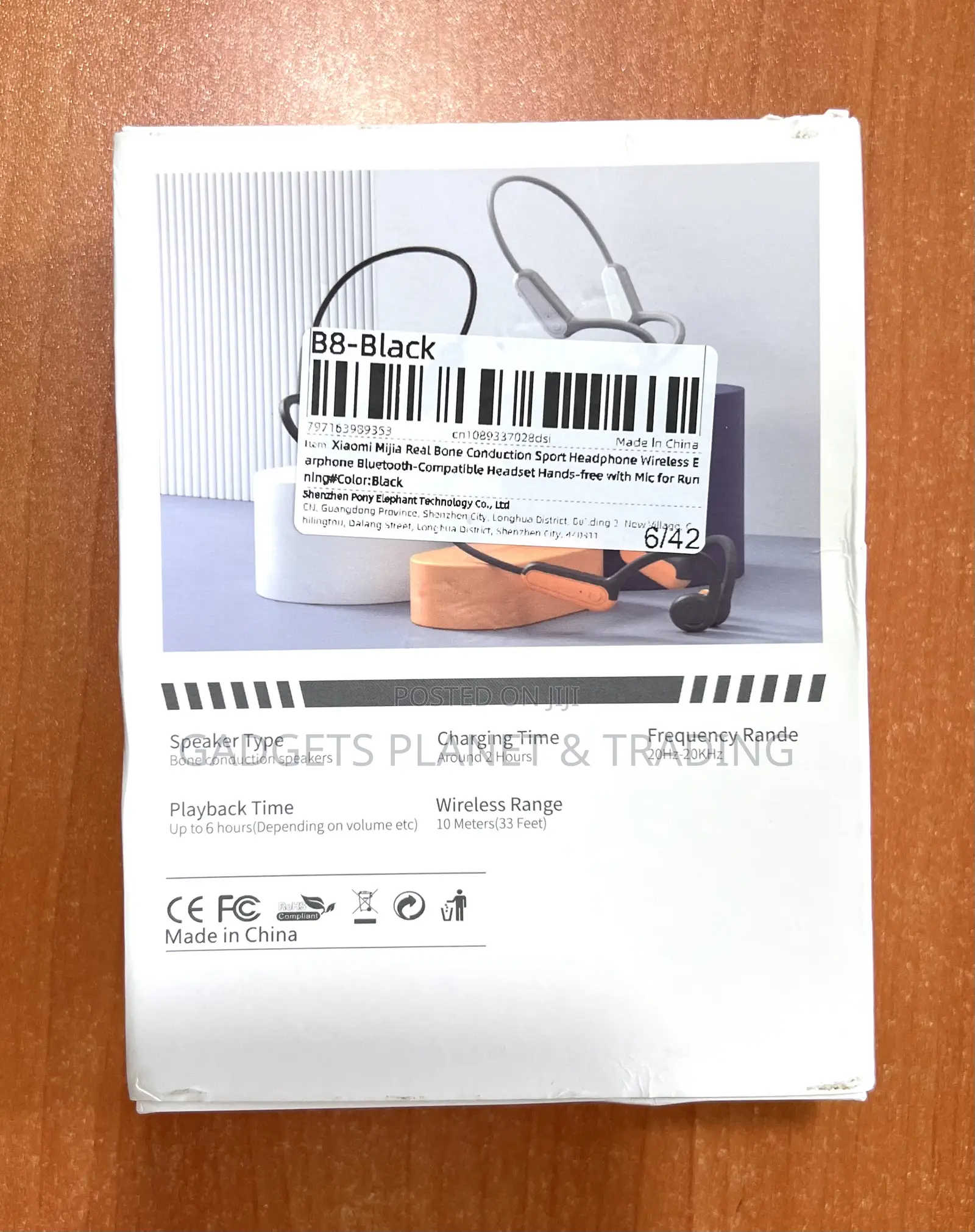 Xiaomi Mijia Real Bone Conduction Wireless Bluetooth Headset