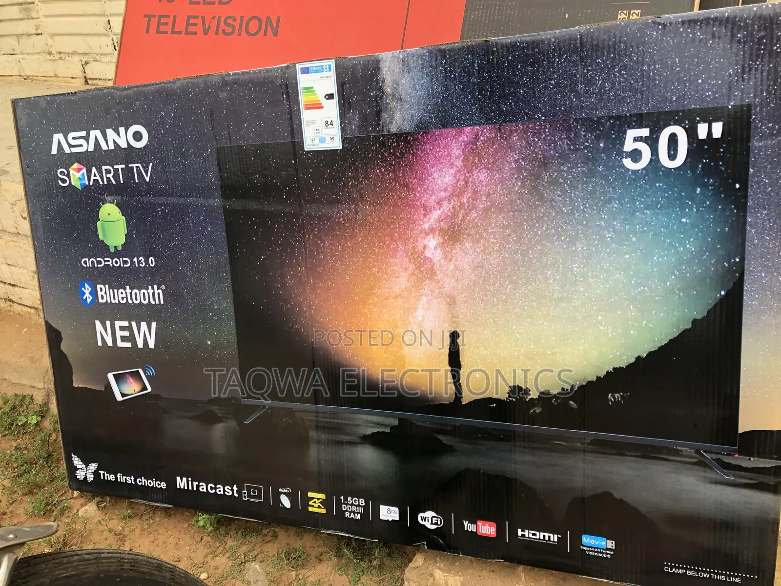 Clarity Asano Androide 50 Inches Tv