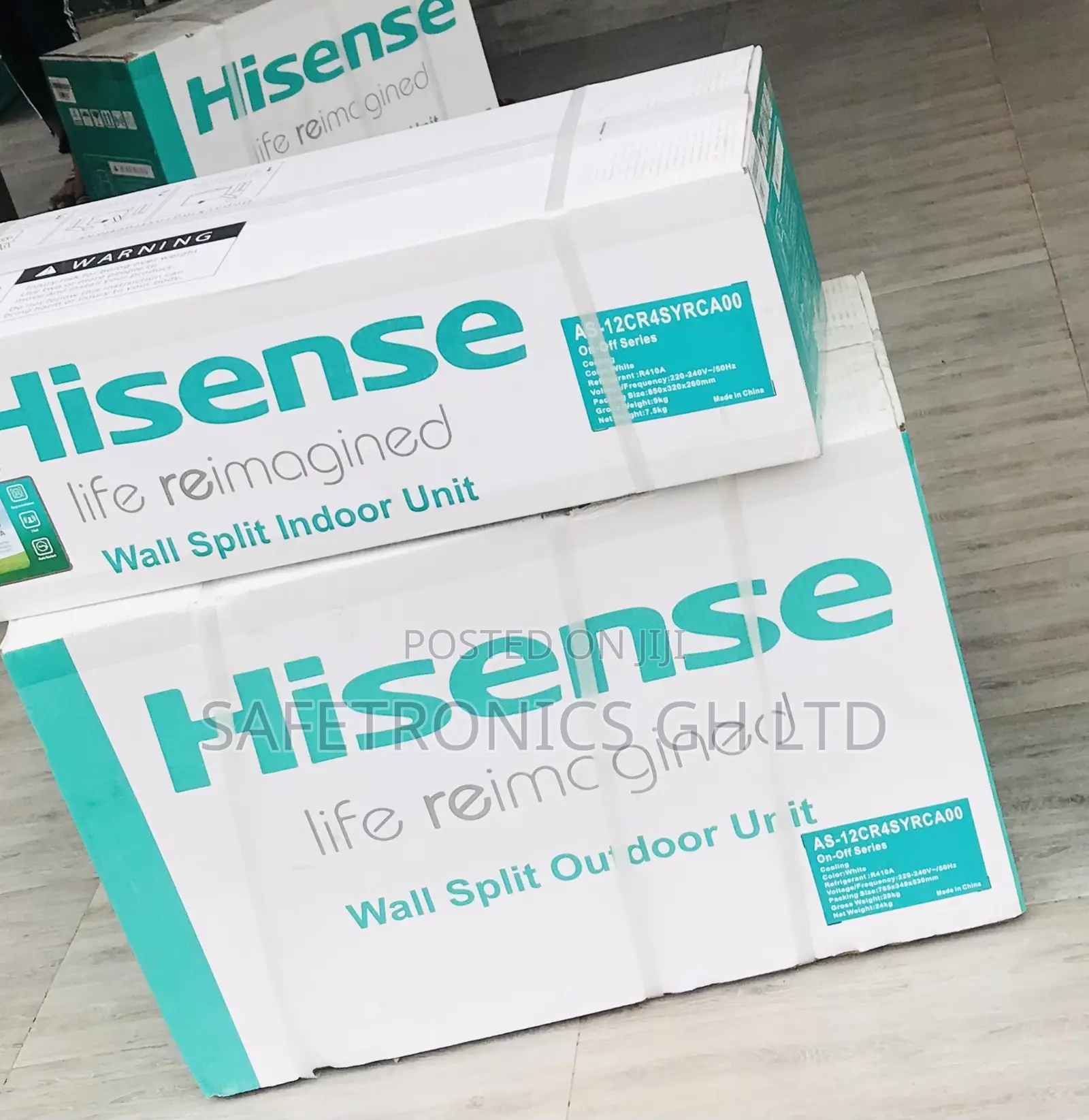 Hisense New Auto Swing 2.5hp White R410 Airconditioner