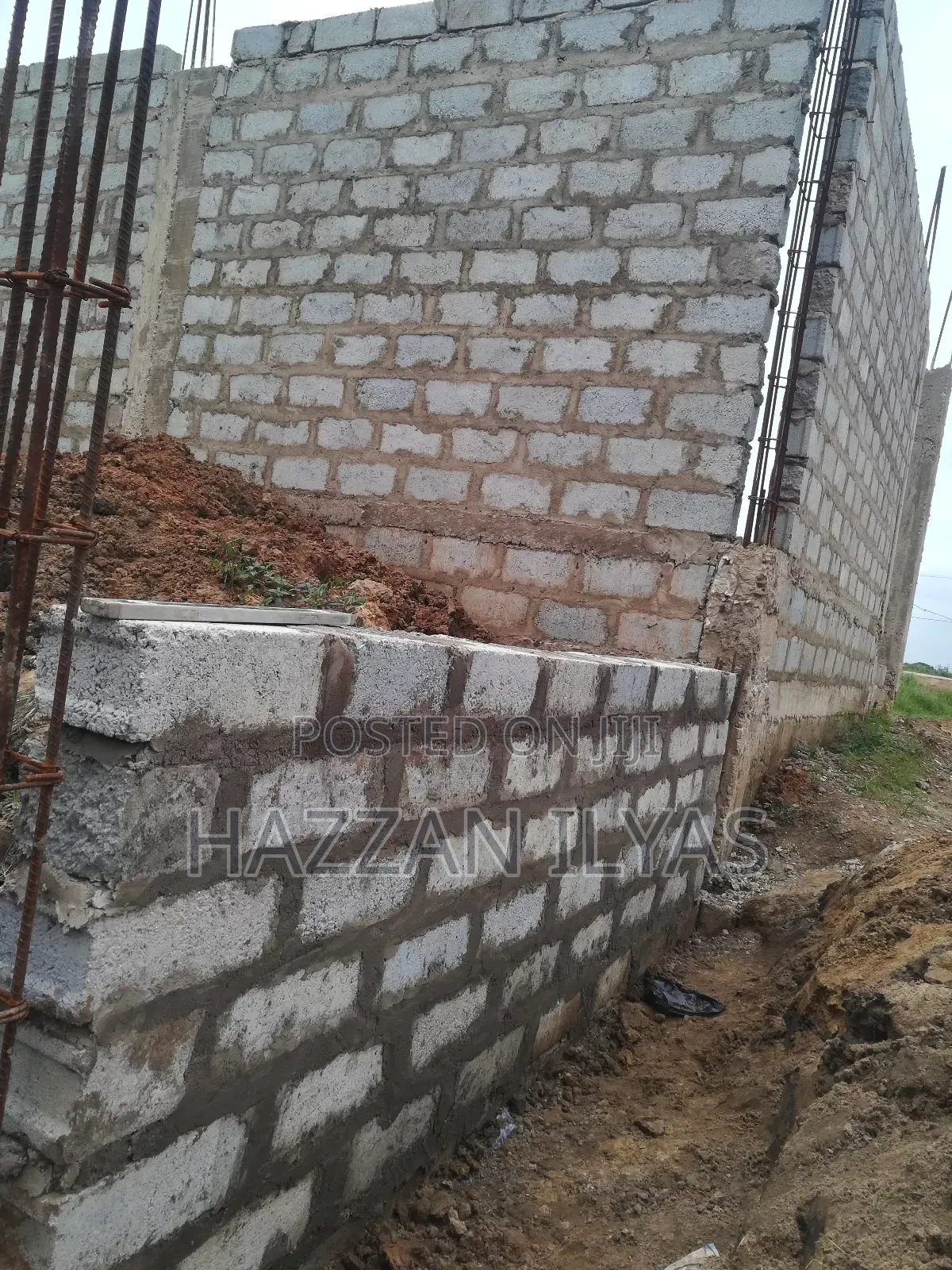 Story Building Foundation Block Laying and Many Mason Work