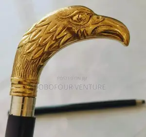 Stylish Fashion Traditional Walking Stick Black/Gold  at 