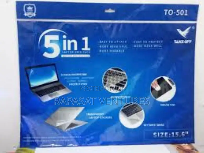 Laptop Skin 5 in 1 (Transparent)