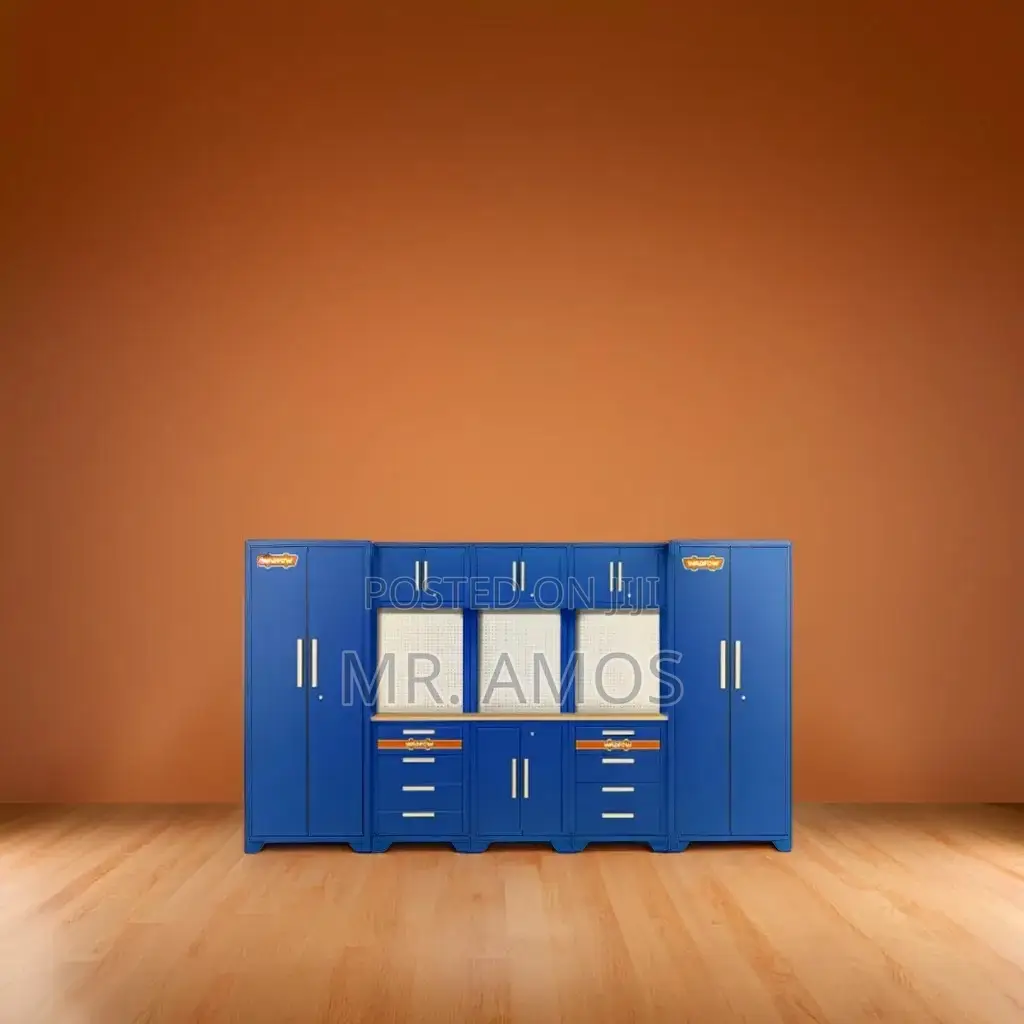 8pcs Heavy-Duty Modular Garage Cabinets - Wcs3a08