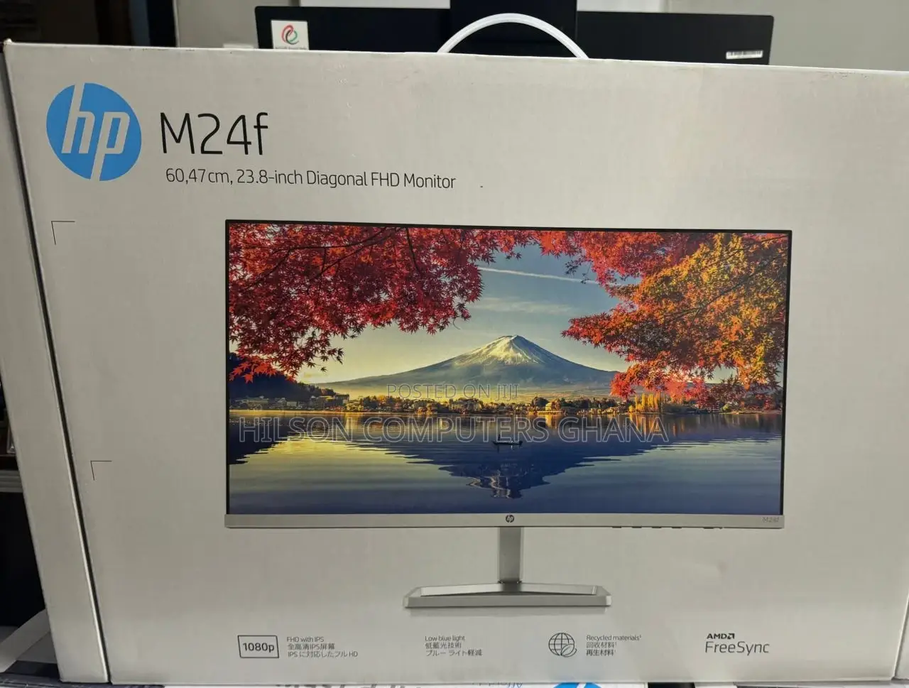 Hp – M24f 23.8′′ Ips Led FHD Freesync Monitor – Silver