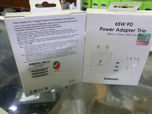 65W Samsung Galaxy Trio Fast Charger Adapter