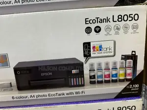 Epson Ecotank L8050 Ink Tank Wireless Photo Printer - Black
