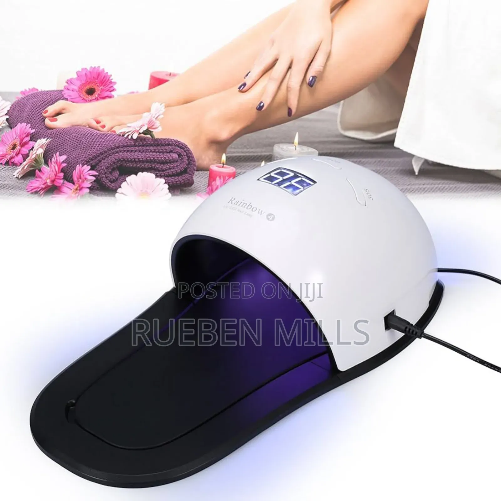 Foot Nail Dryer Feet and Hand Pedicure Machine UV LED Lamp