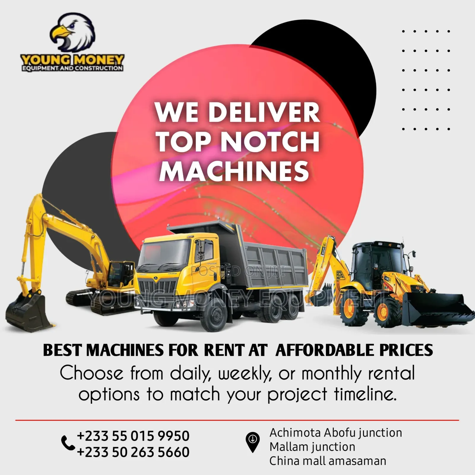 JCB Backhoe for Rent
