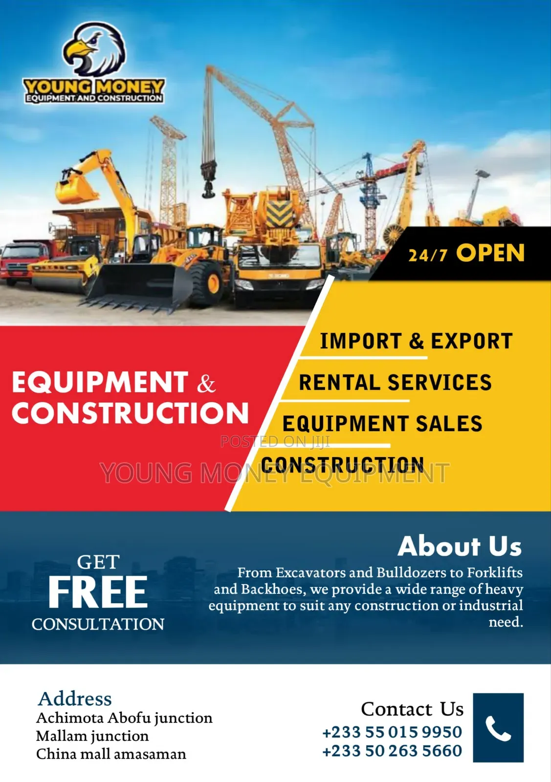JCB Backhoe for Rent