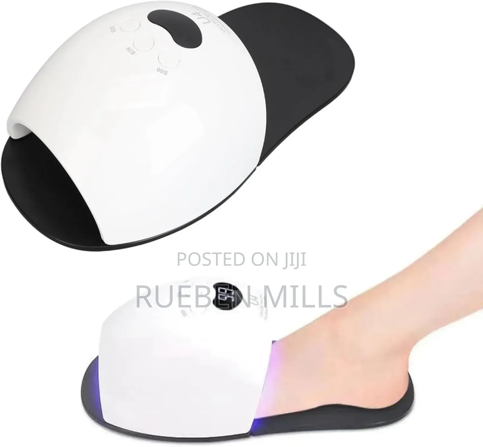 White Electronic Foot and Hand Nail Dryer Uv LED Lamp