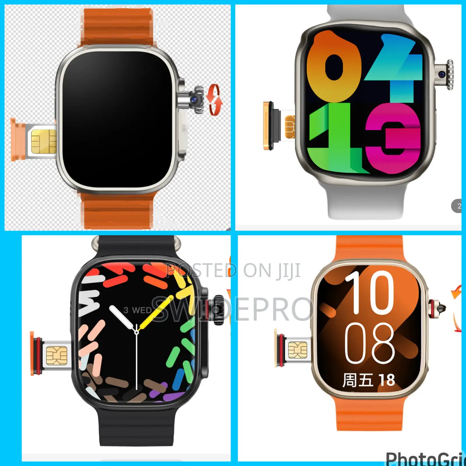 Ws9pro Smart Sim Card Watch With Camera