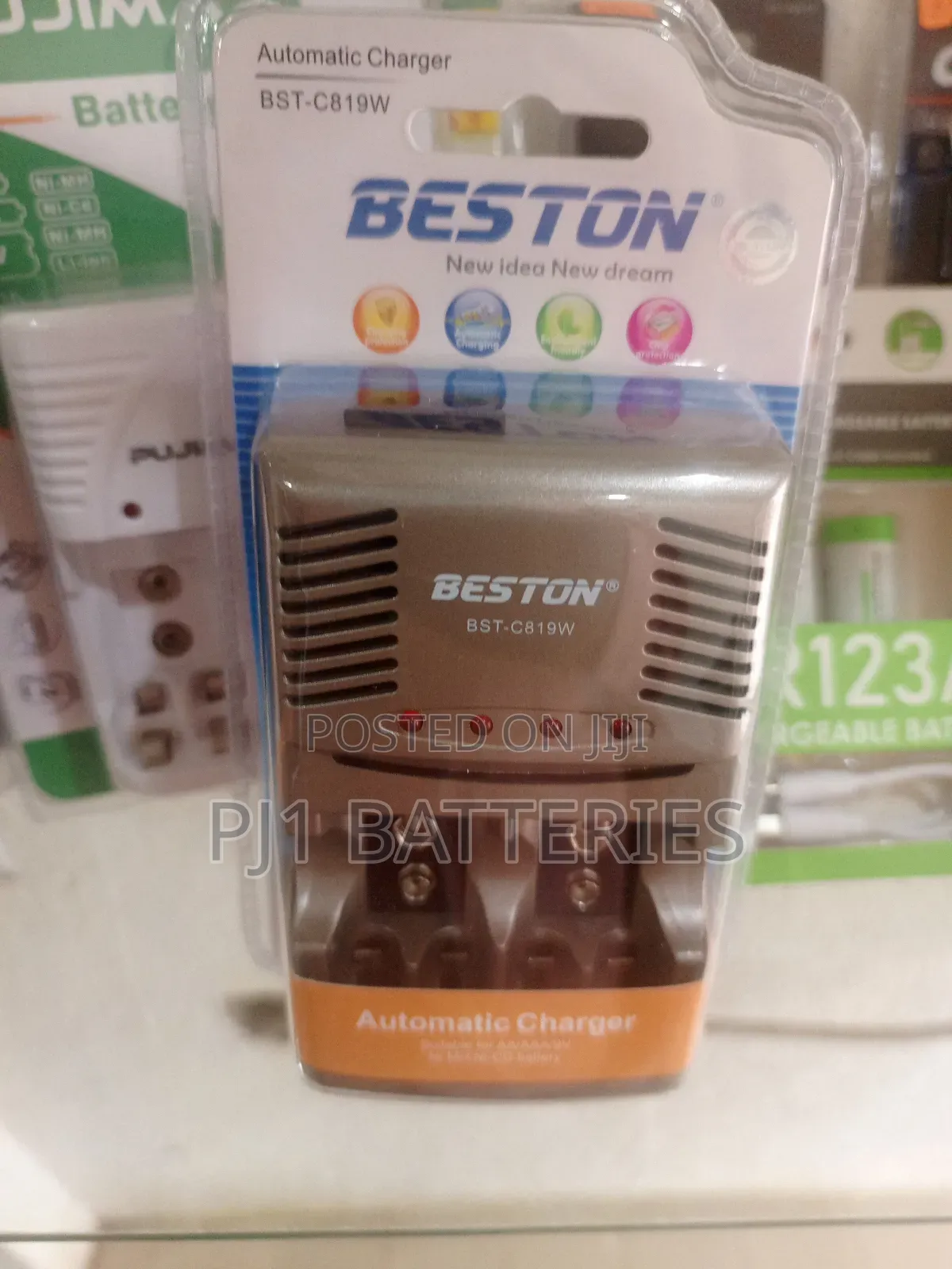 Charger for AA/AAA/9v