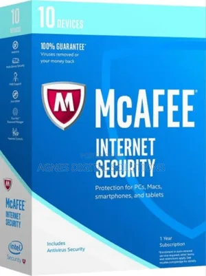 McAfee Internet Security for 10 Devices 1 Year