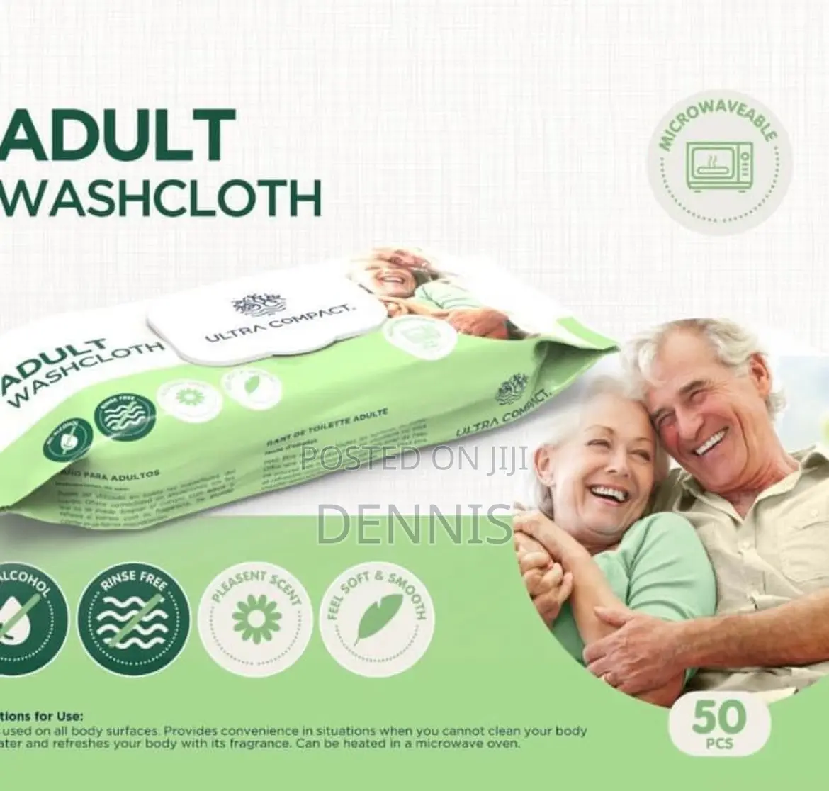 Adult Washcloth (Wipes)