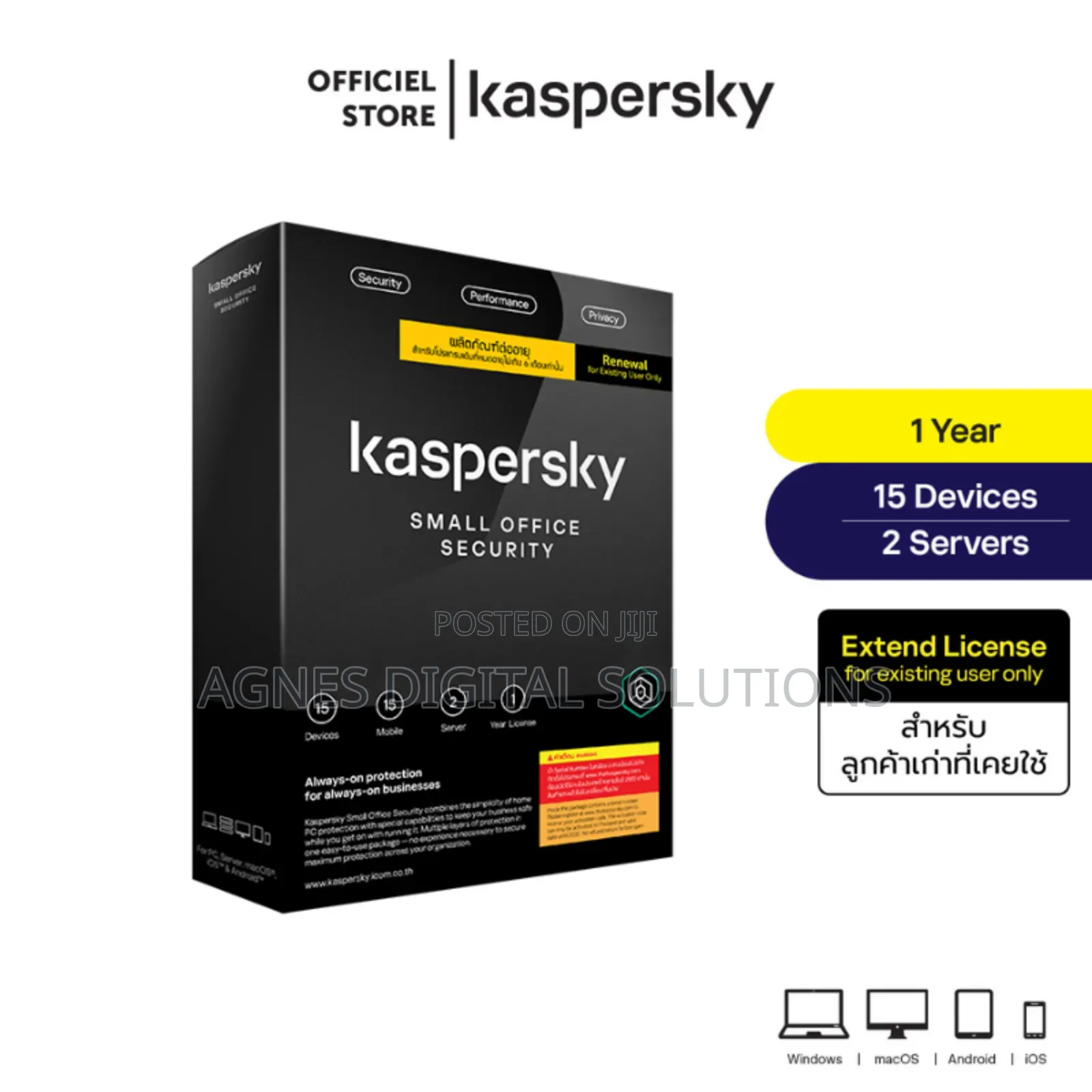 Kaspersky Small Office Security 15 PCS + 2 Server 1 Year