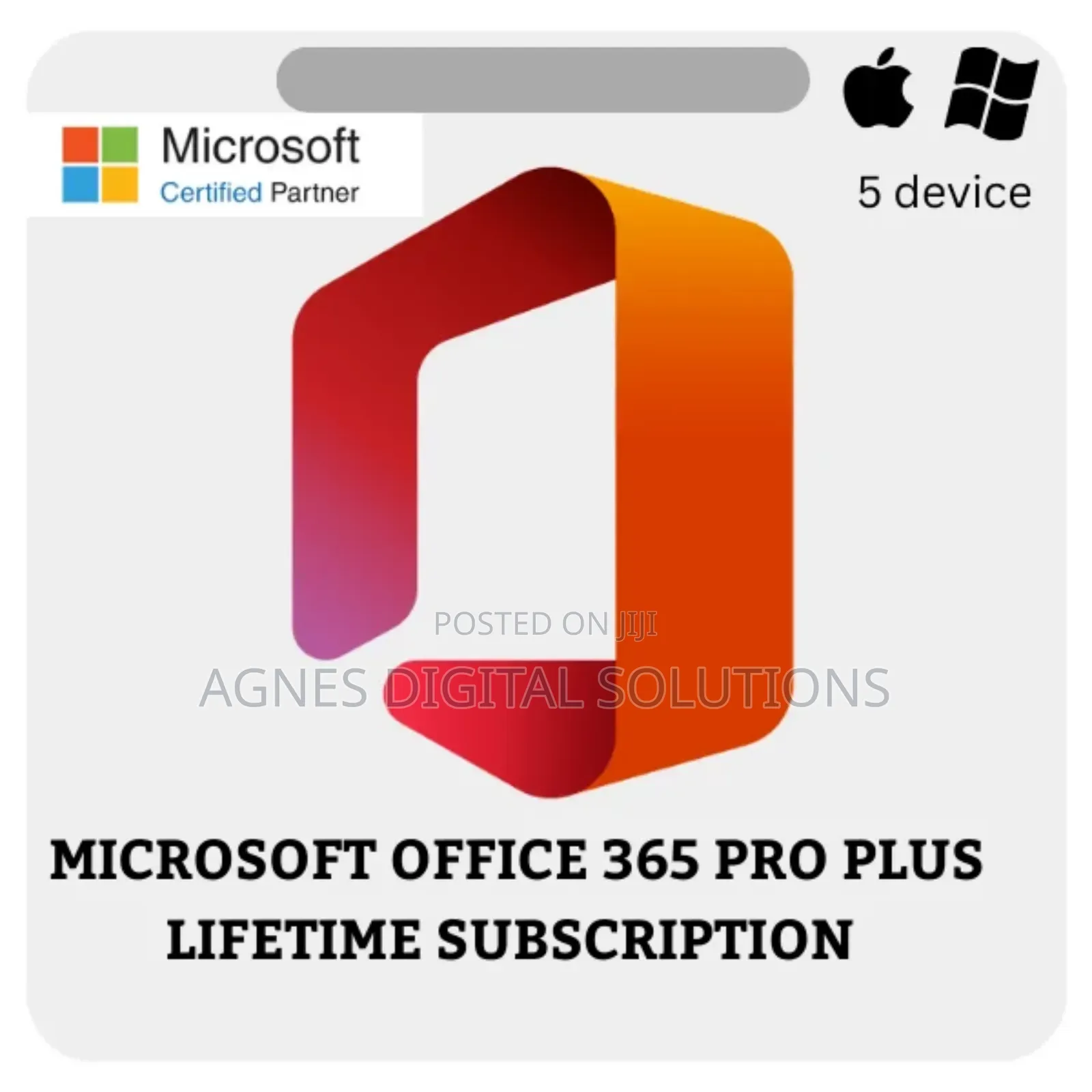 Microsoft Office 365 Pro Lifetime Account 5 Devices
