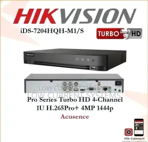 Hikvision DVR Acusence 4 Ch Audio 1444p 5m Ids-7204hqhi-M1/S