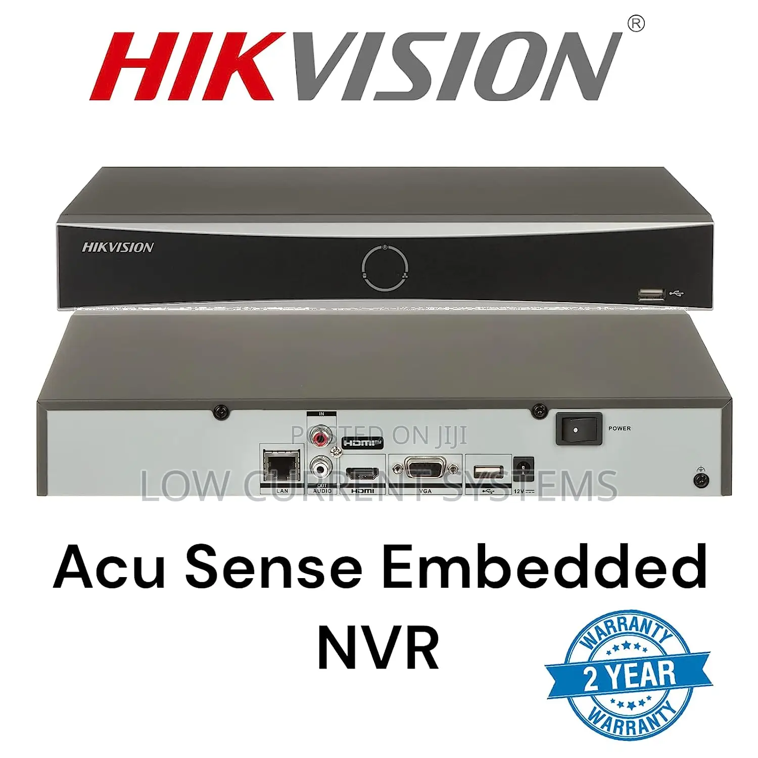 Hikvision NVR 8 Channel Ds-7608nxi- Acusence Non Poe Recorde
