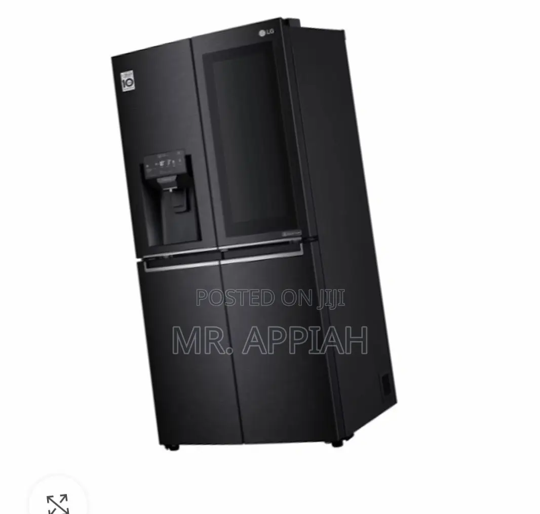 LG GC-X22FTQLL Side by Side Fridge Smartthinq(508L)Black 