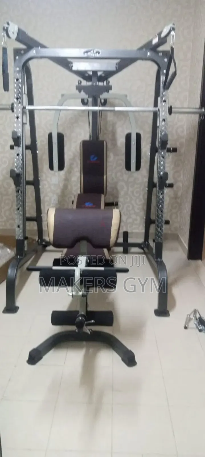 Weight Rack With Heavy Duty Bench