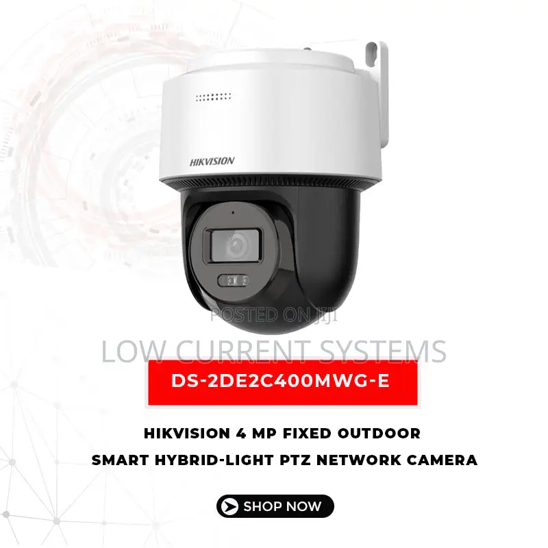 Hikvision 4 Mp PTZ Network Speed Dome Ip Camer Sd Card Audio
