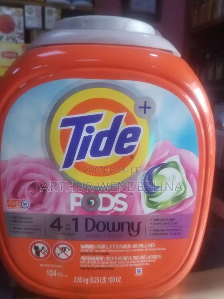Tide Pod 4 In 1 With Downy HE Lundry Detergent Pod.104count