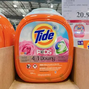 Tide Pod 4 In 1 With Downy HE Lundry Detergent Pod.104count