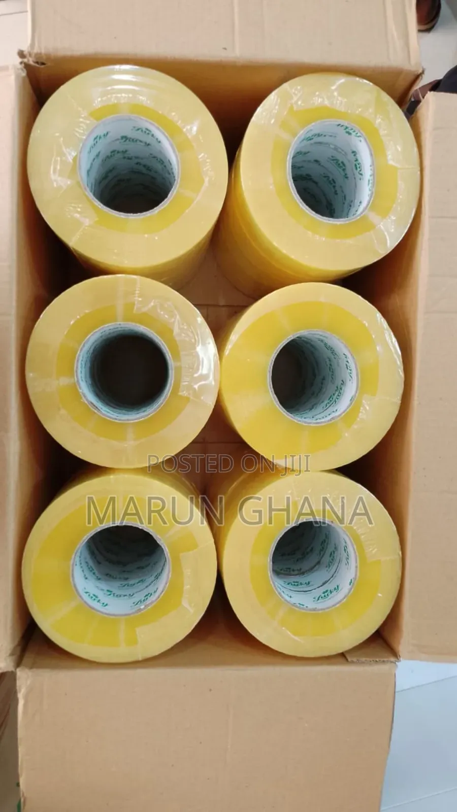 Bopp Packaging Tape Yellow - 48micx45mm × 320 MTR X PCS 30