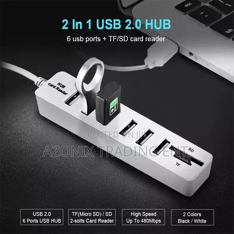 6 Ports Computer USB Splitter.