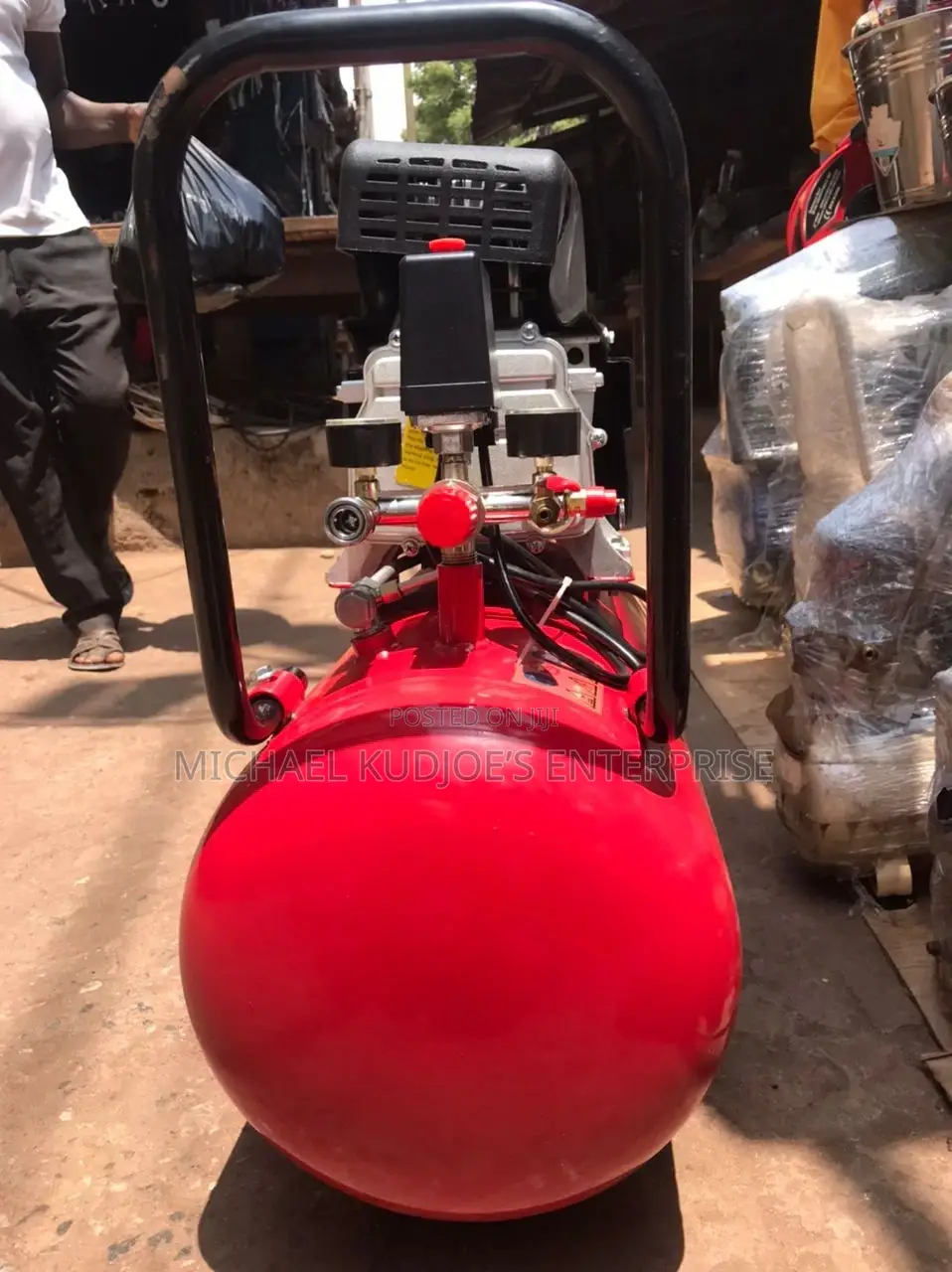 Air Compressor Machine 50ltr Combined Engine
