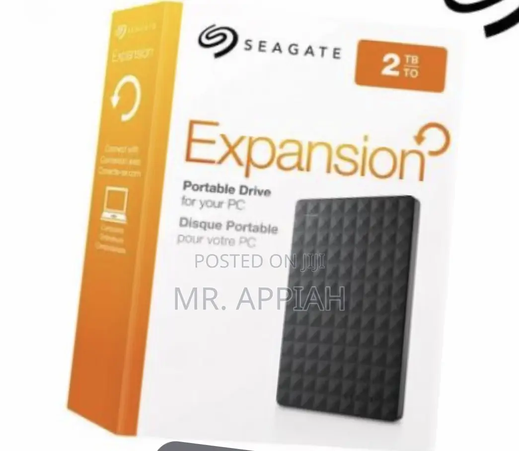 Fresh in Box Seagate External Drive 2TB(Black) 
