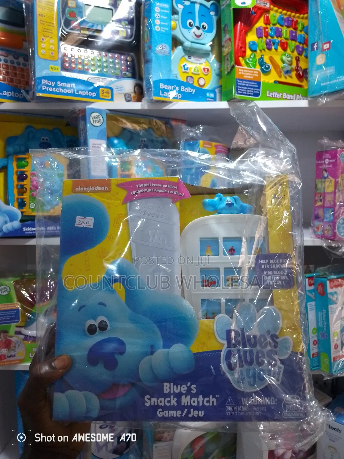 Nickelodeon Blue’S Clues Snack Match Game