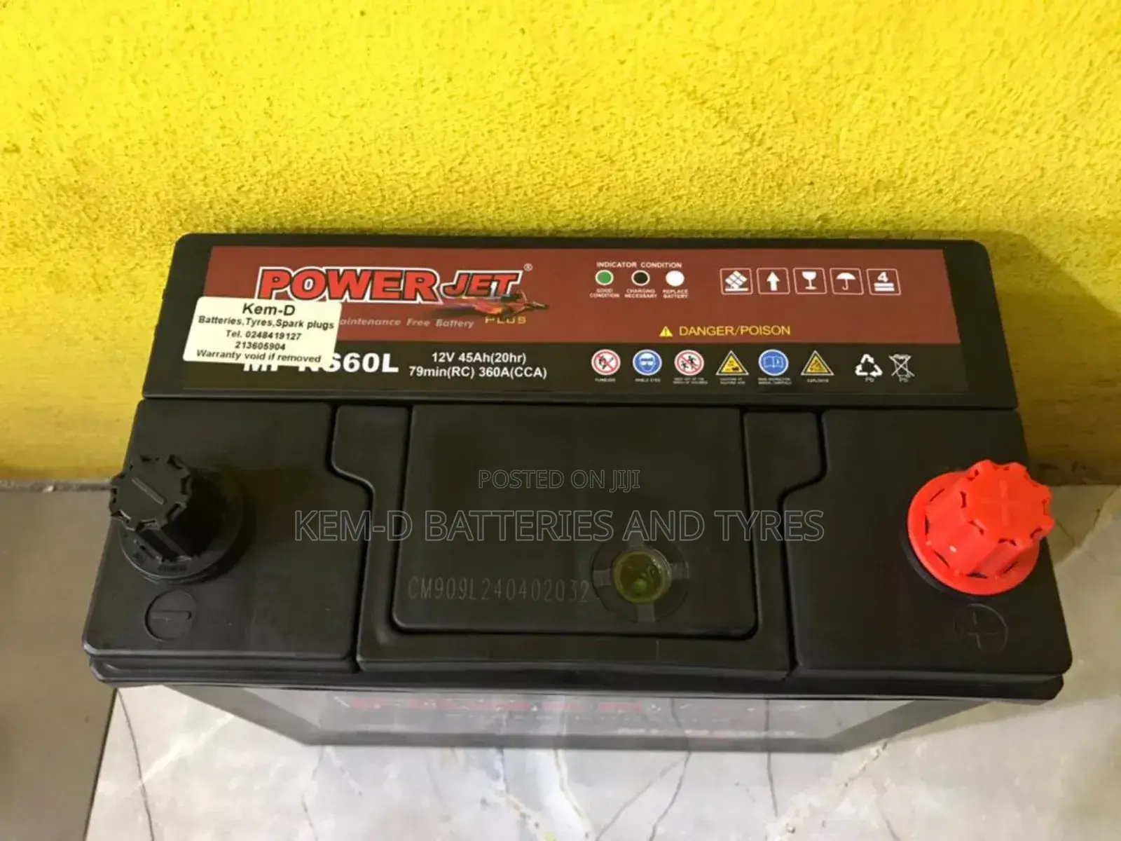 Powerjet Battery for Honda Civic