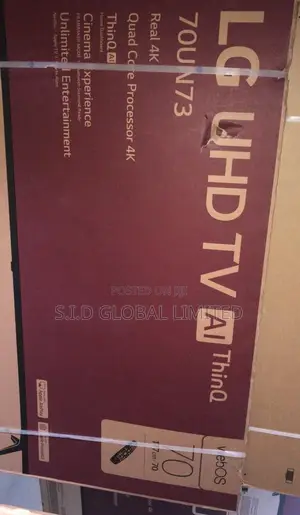 Ultimate 70" Un73 LG Uhd TV With Thinq Ai