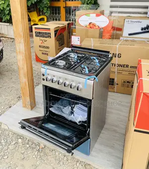 Classic Designed Ferre 50x60 4 Gas Cooker With Oven(Gray) 