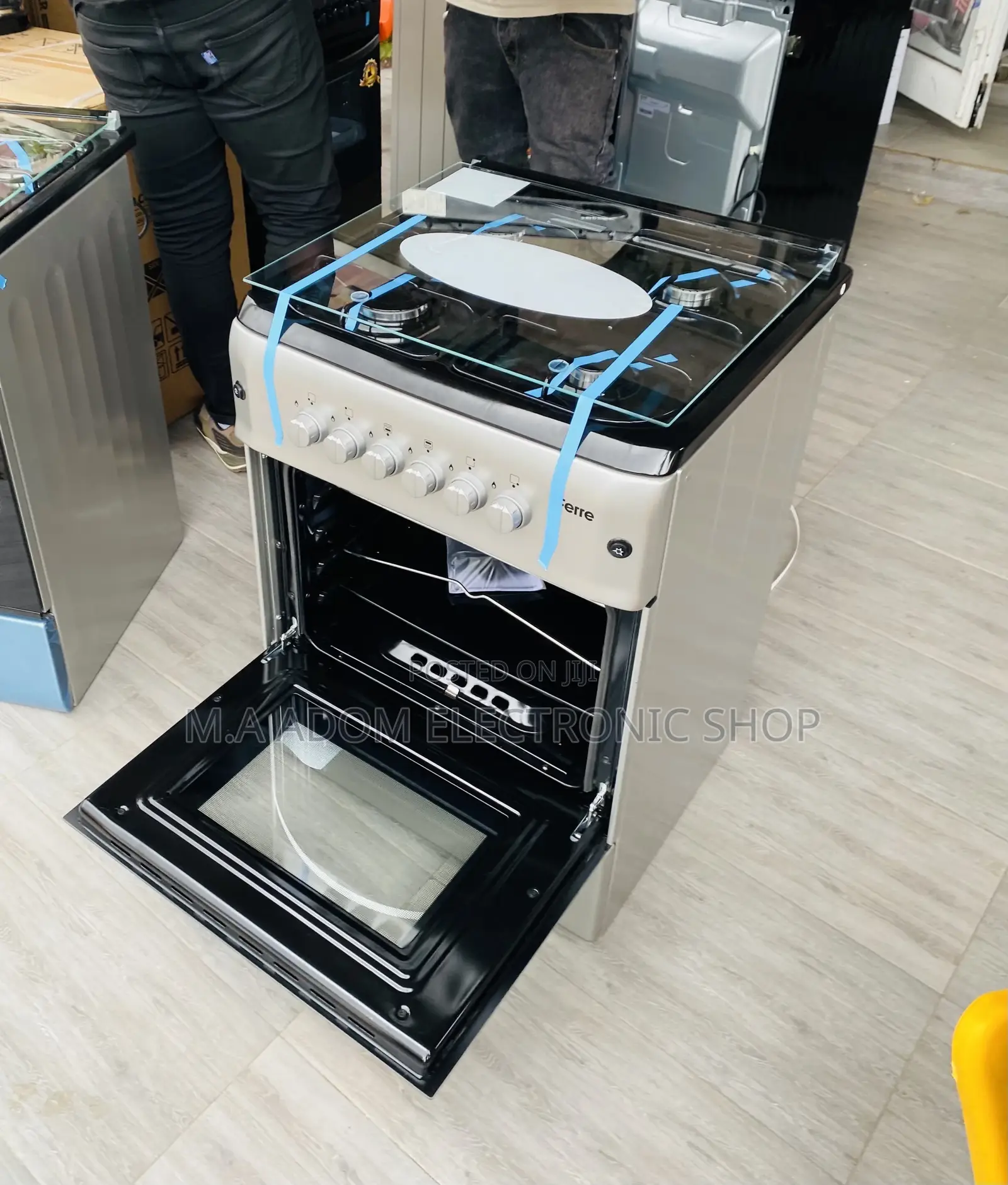 Classic Designed Ferre 60x60 4 Gas Burner With Oven(Gray).