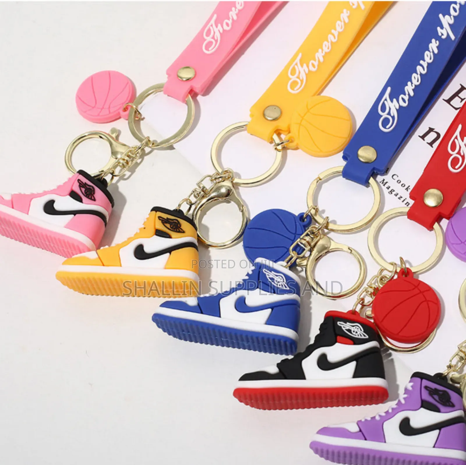 3D Cute Sneaker Design Key Holder With Loop and Hook Key