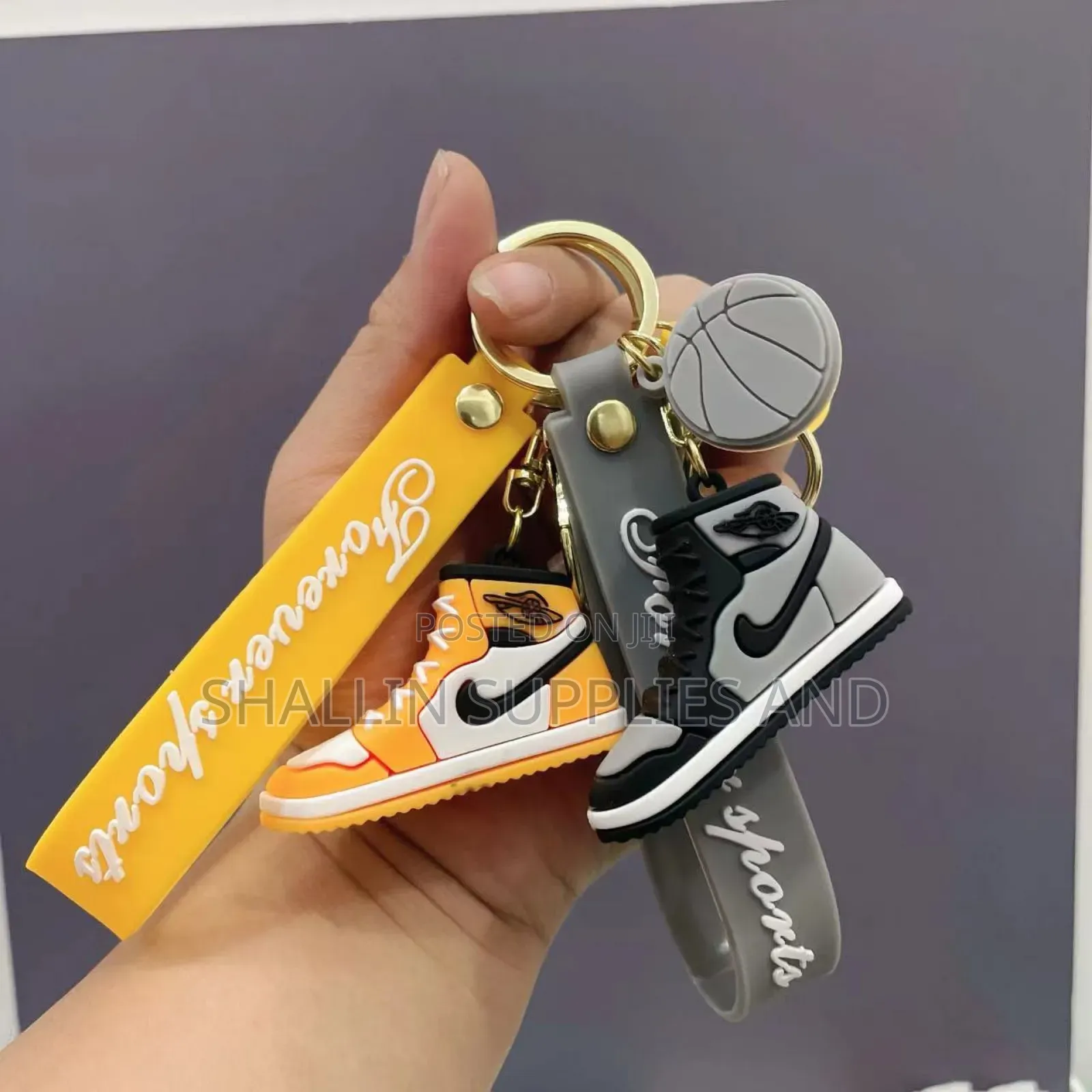 3D Cute Sneaker Design Key Holder With Loop and Hook Key