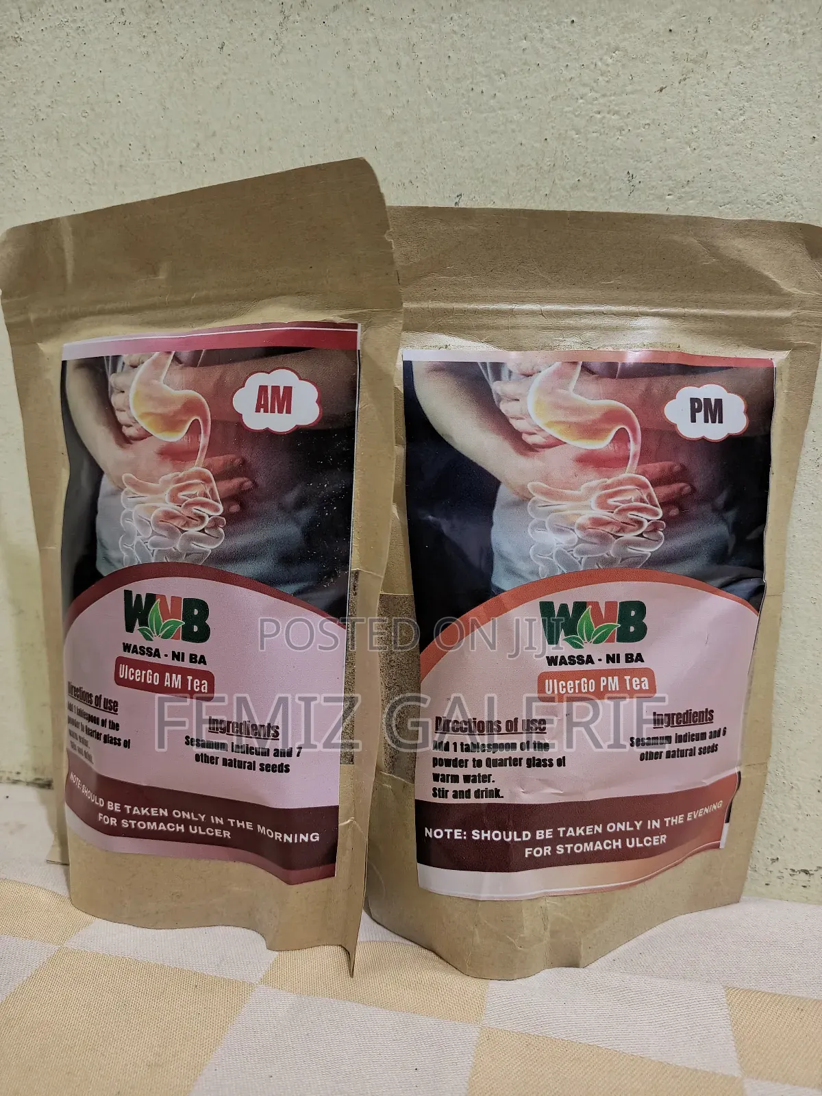 Wassa-Nii Ba Ulcergo Am and Pm Tea