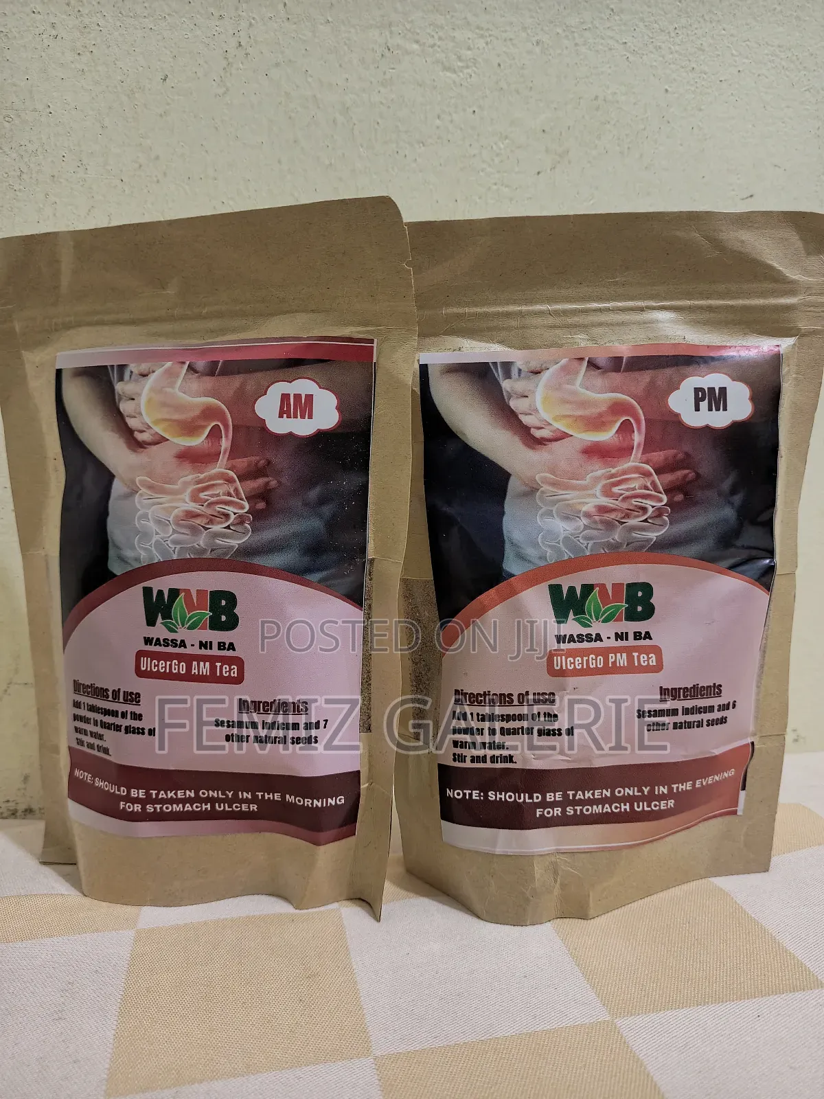Wassa-Nii Ba Ulcergo Am and Pm Tea