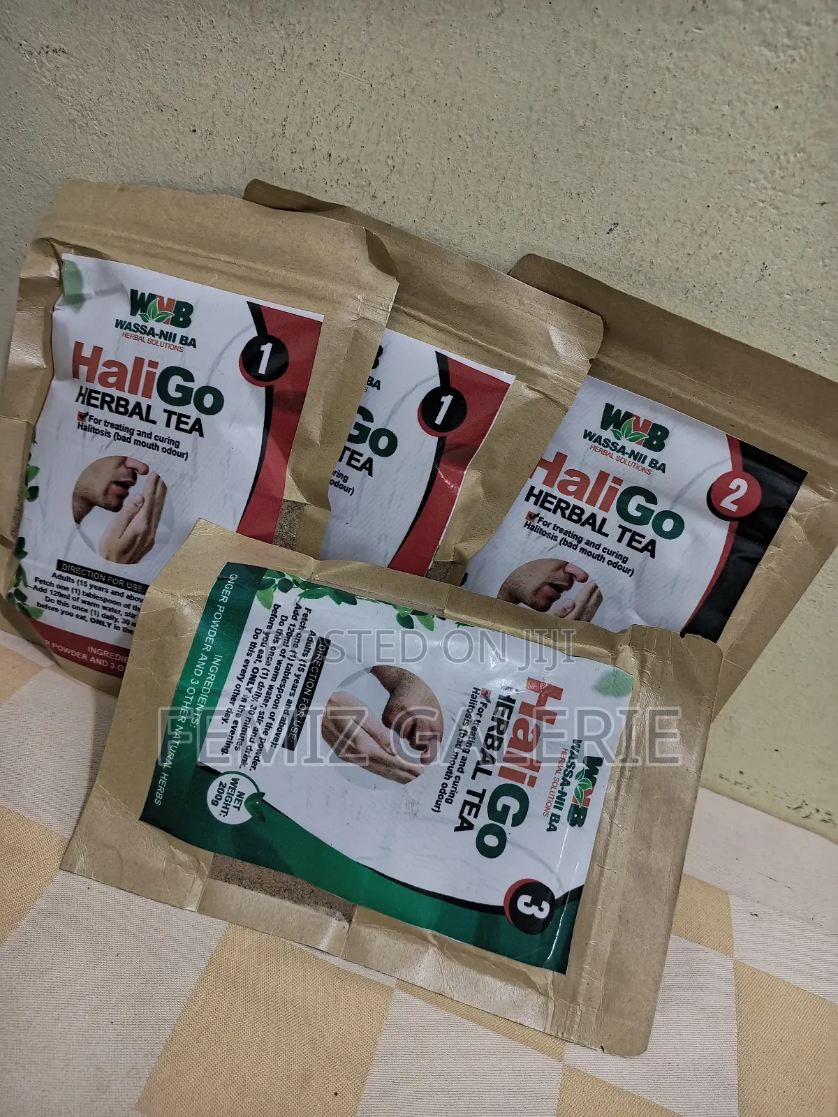 Wassa-Nii Ba Haligo Tea for Bad Mouth Odour Treatment