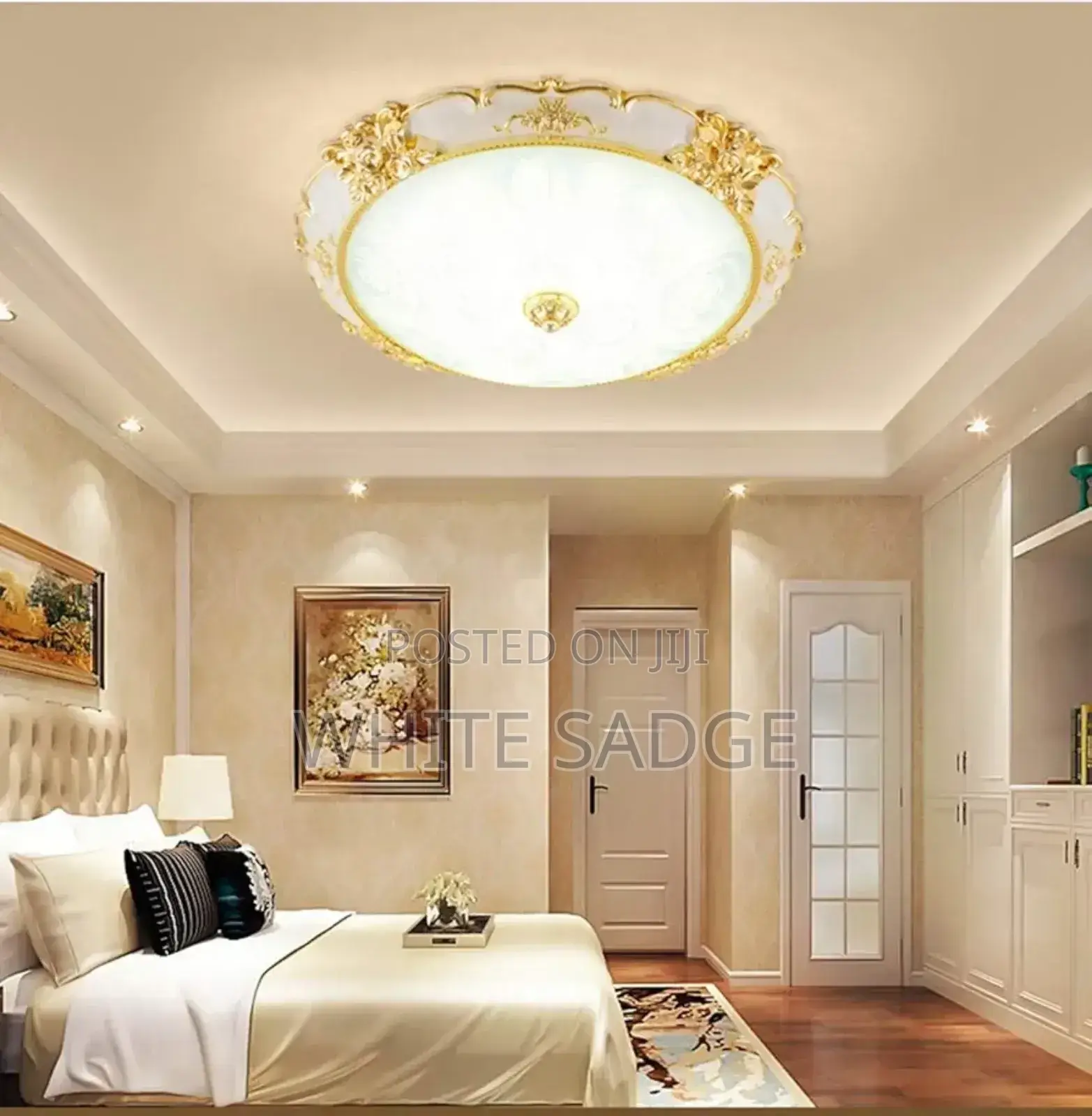 European Glass Ceiling With E27 Bulbs